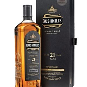 BUSHMILLS WHISKEY 21 YEARS